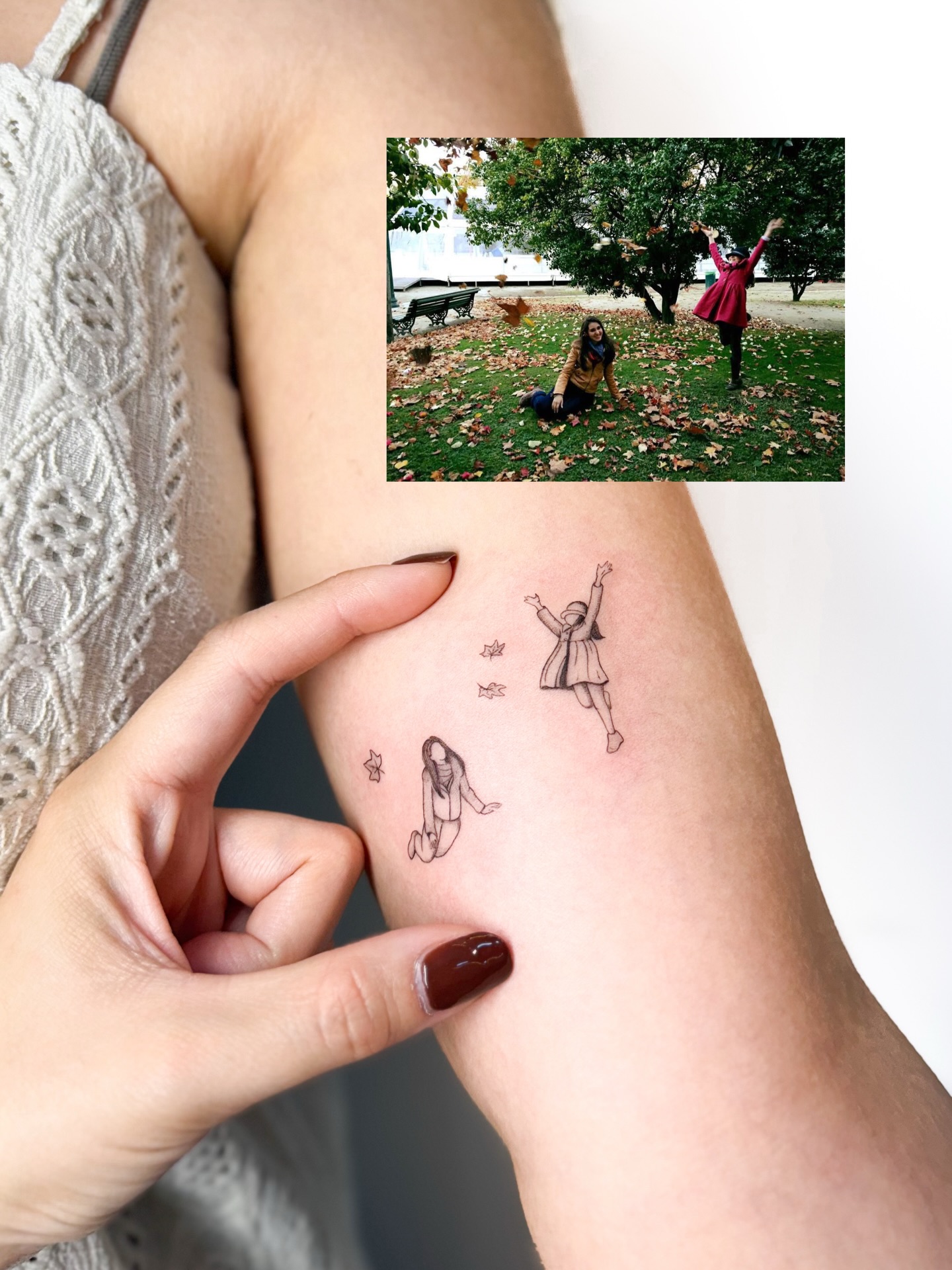 Tatuagem fine line autoral