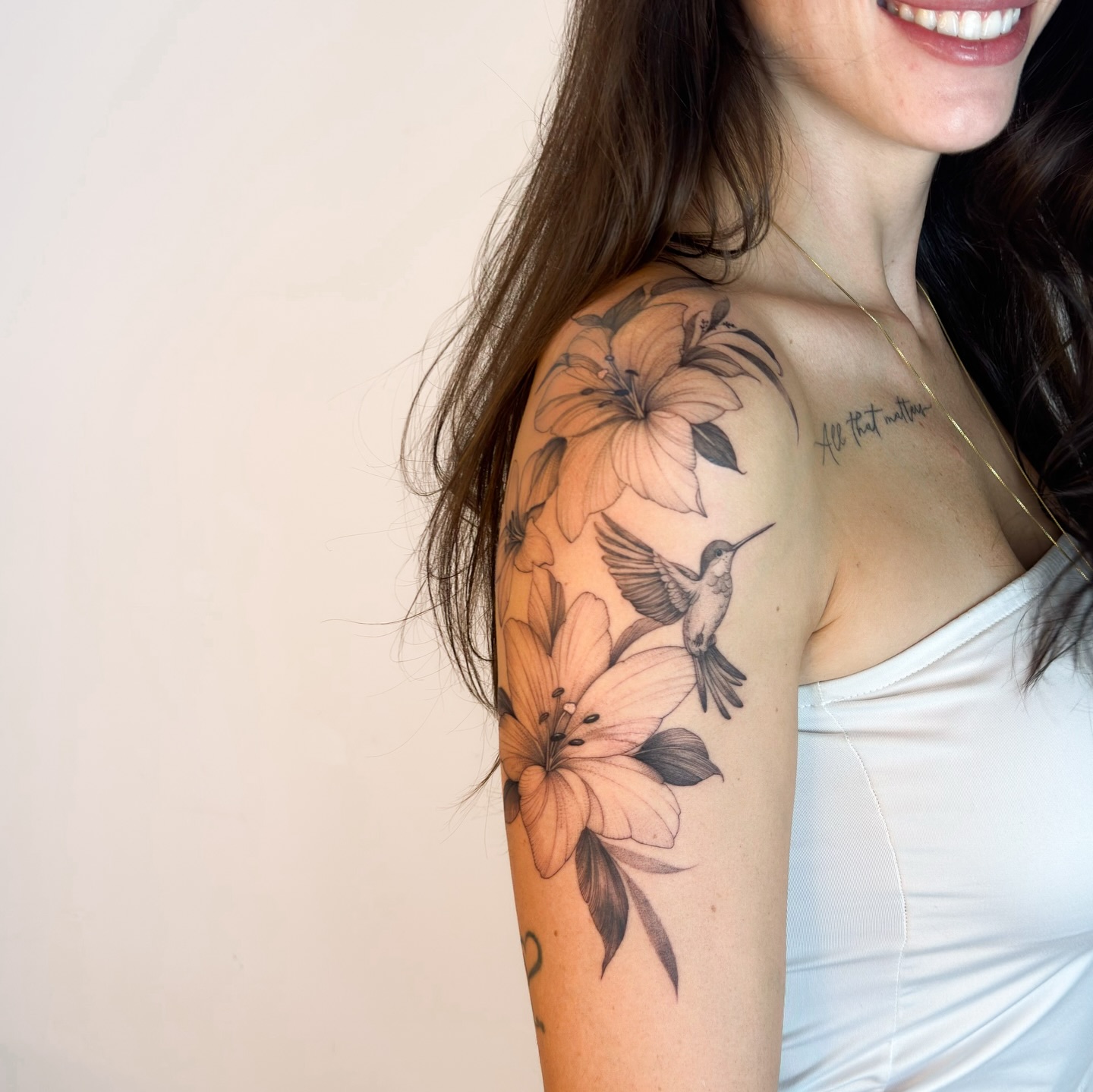 Tatuagem de lírios